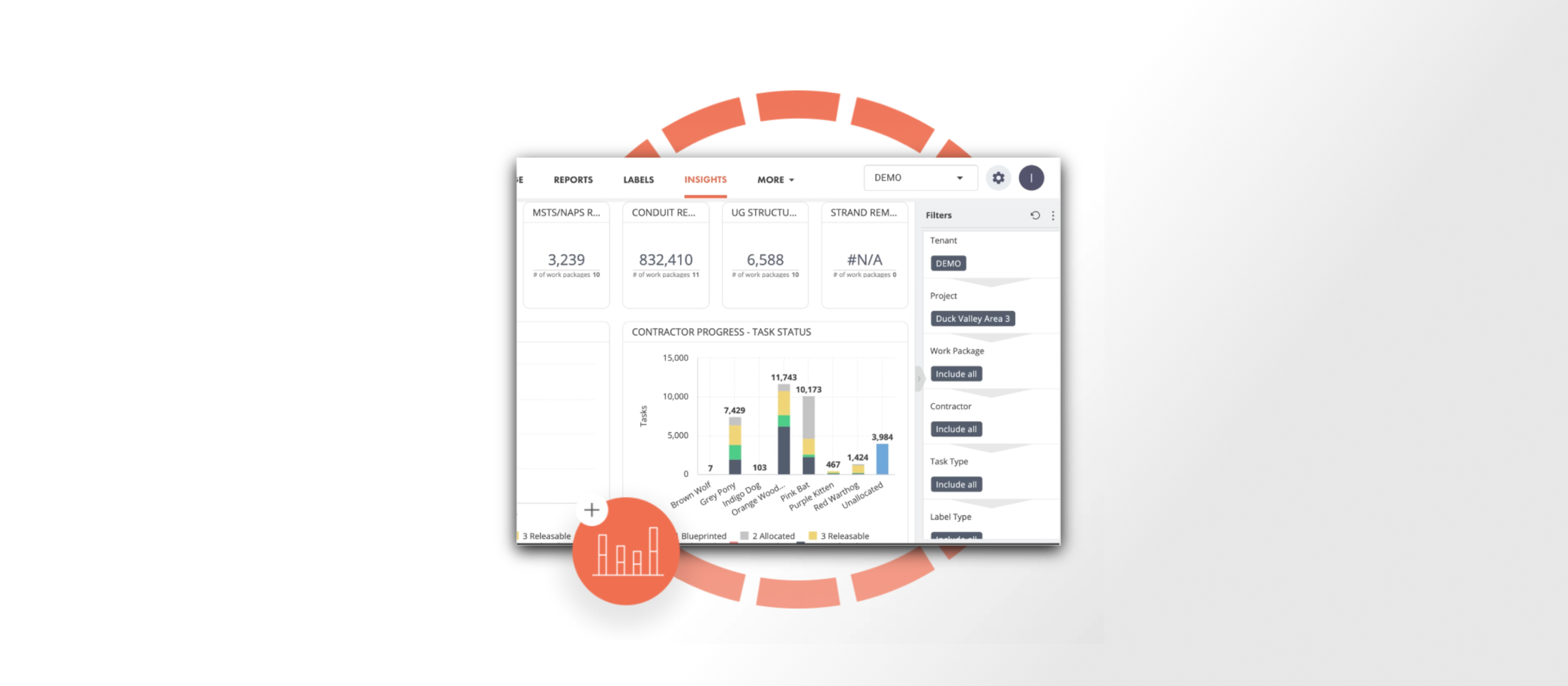 Filter your data with custom labels in Insights